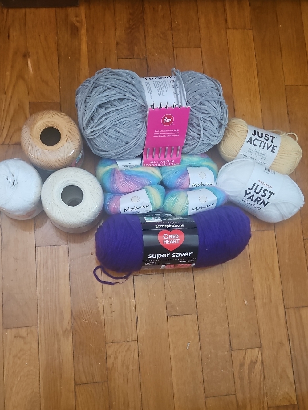 Super Saver Yarn - Deep Purple Acrylic Skein